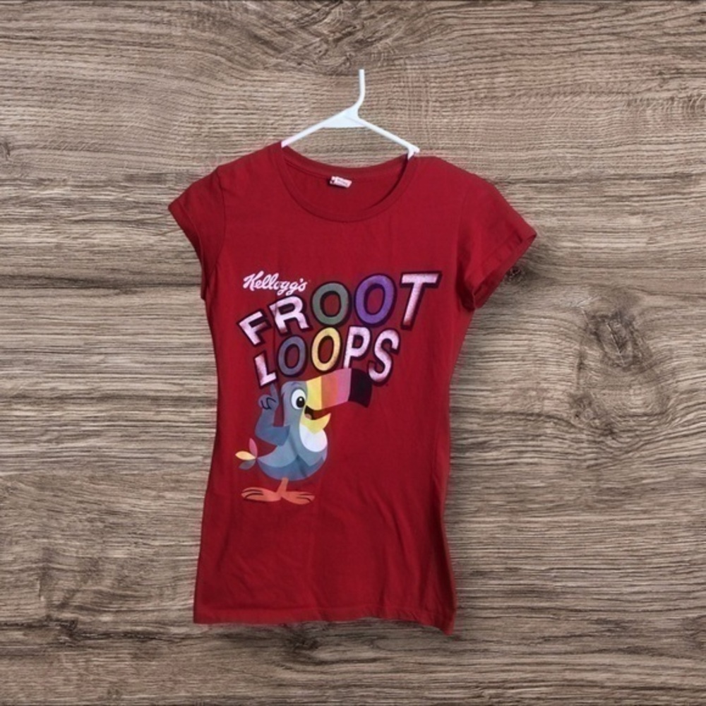 🎈3/$20! 
Alstyle red Froot Loops t-shirt. Medium